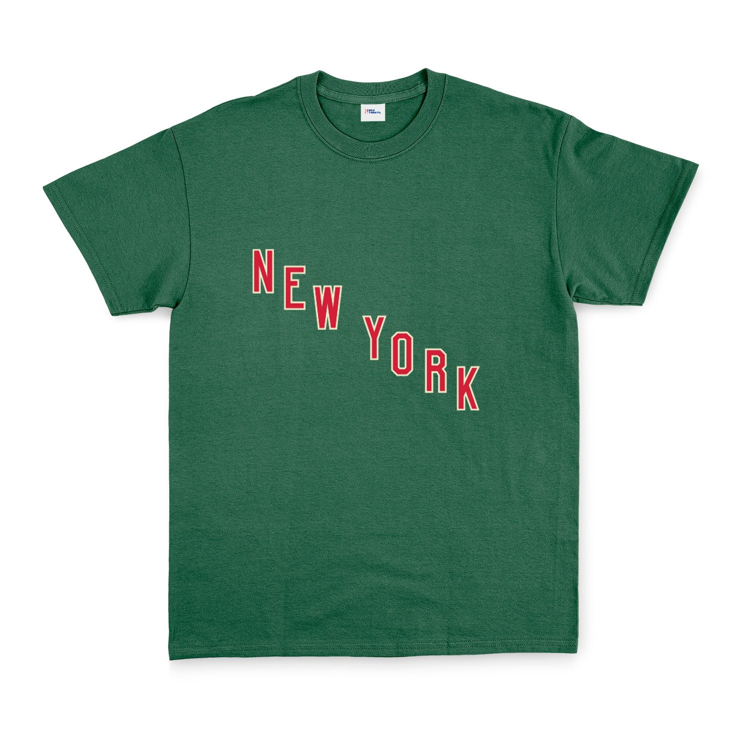 New York Rangers Shield Tişört XL - Nefti Yeşili