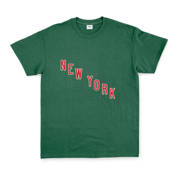 New York Rangers Shield Tişört XL - Nefti Yeşili