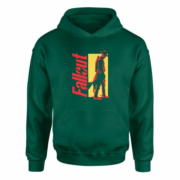 The Ghoul | Fallout Hoodie XL - Nefti Yeşili