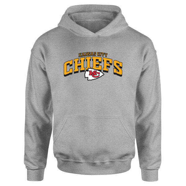 Kansas City Chiefs Arch Hoodie M - Gri