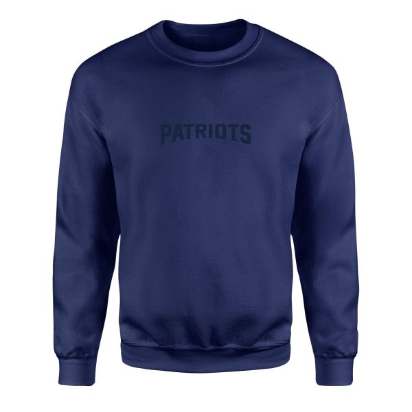 NE PATRIOTS Iconic Sweatshirt S - İndigo Mavisi