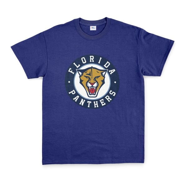 Florida Panthers Badge Tişört L - İndigo Mavisi