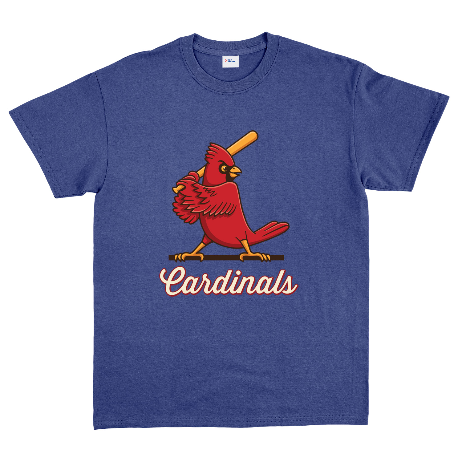 Cardinals Casual Tişört L - İndigo Mavisi