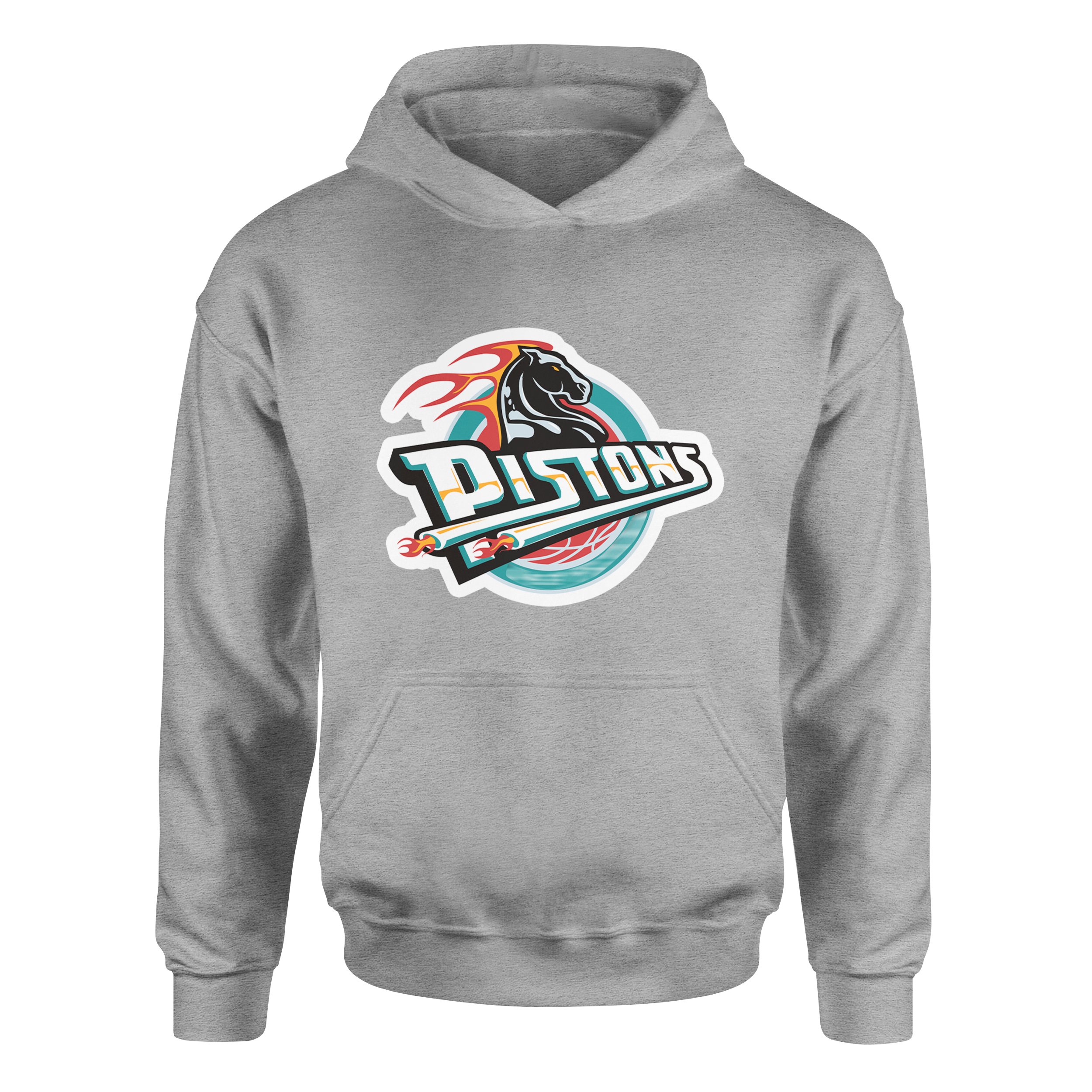 Detroit Retro Hoodie XXL - Gri