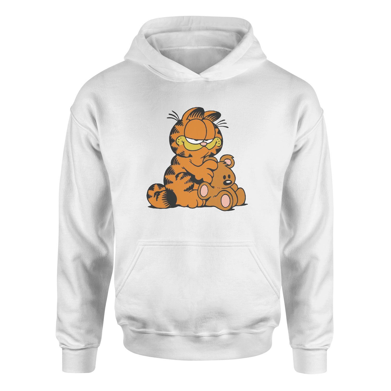 Garfield Hoodie XXL - Beyaz