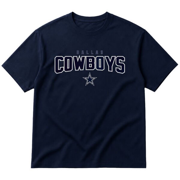 Dallas Cowboys, America’s Team Oversize Tişört M - İndigo Mavisi