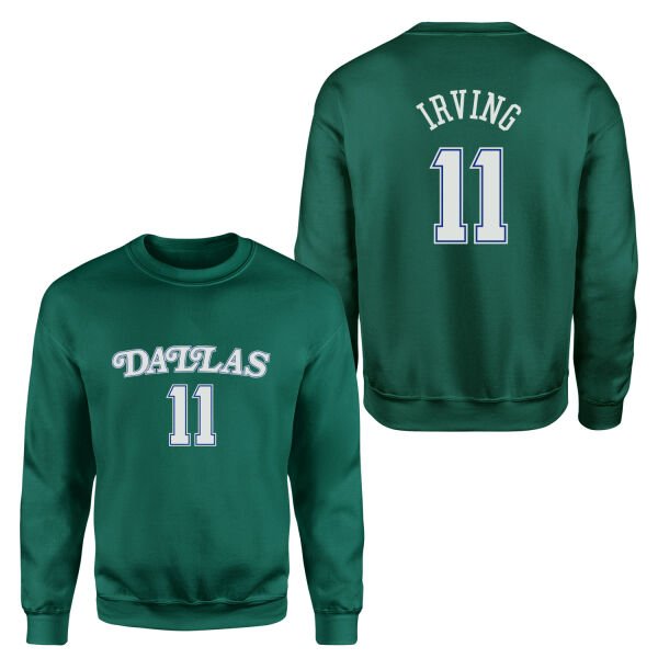 Kyrie Irving 11 Dallas Forma Sweatshirt L - Nefti Yeşili
