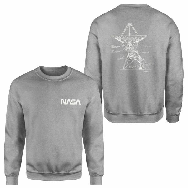 NASA Retro Mechanisms Graphic v3.0 Sweatshirt XL - Gri