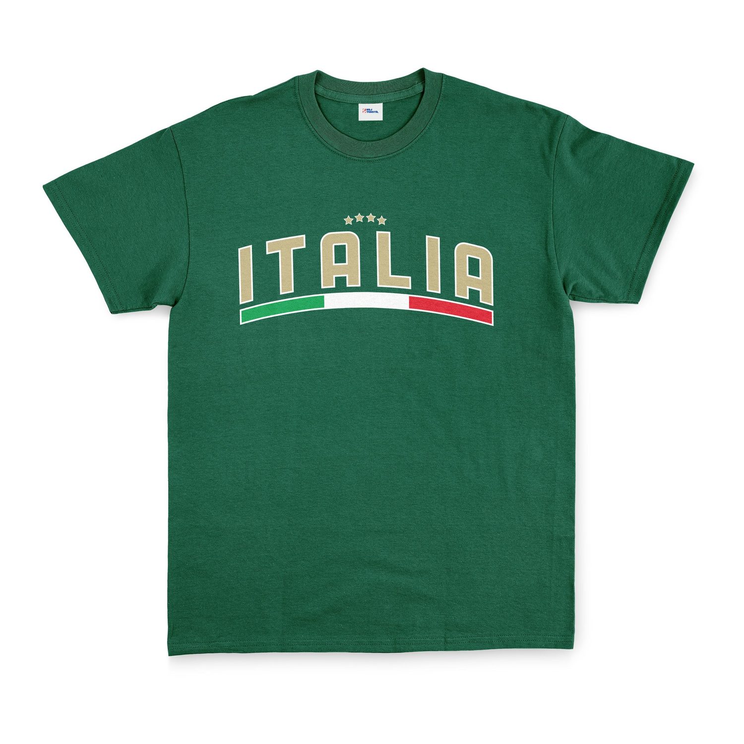 Italia Tricolore Tişört M - Nefti Yeşili