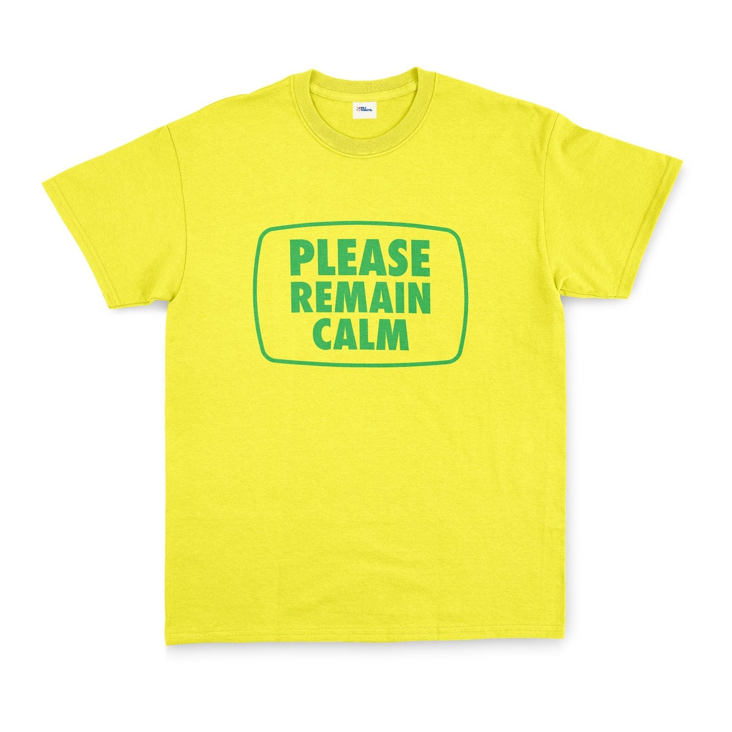Please Remain Calm | Fallout Tişört XL - Sarı