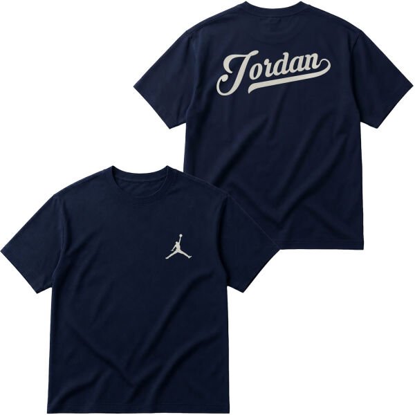 Jordan Enhanced Oversize Tişört L - İndigo Mavisi