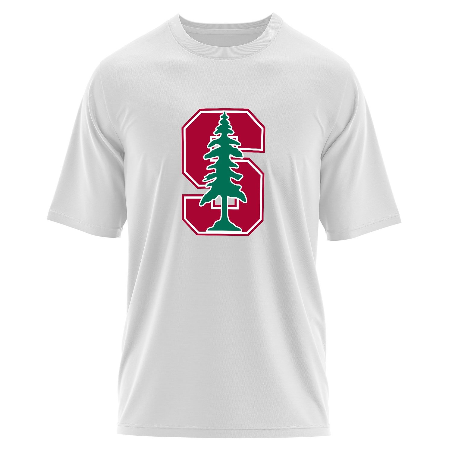 Stanford Cardinal Oversize Tişört XL - Beyaz