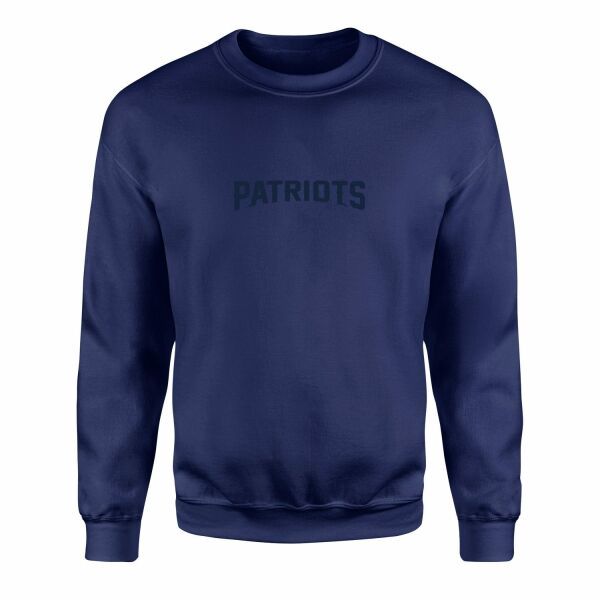 NE PATRIOTS Iconic Sweatshirt M - İndigo Mavisi