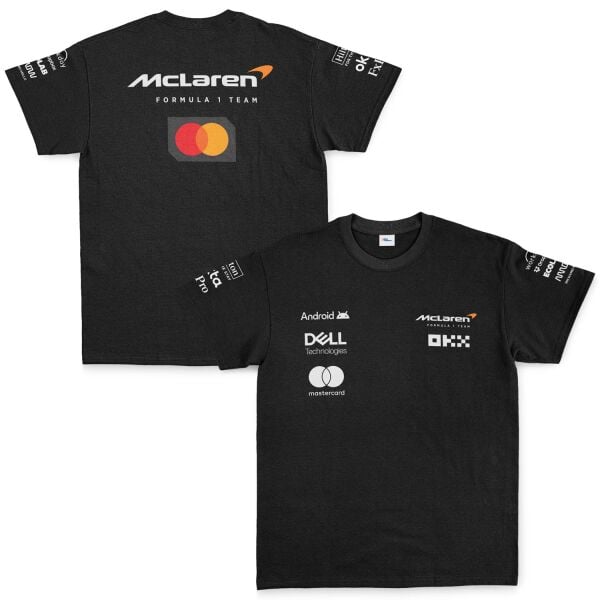 McLaren Racing Teamline White Tişört M - Siyah | OUTLET