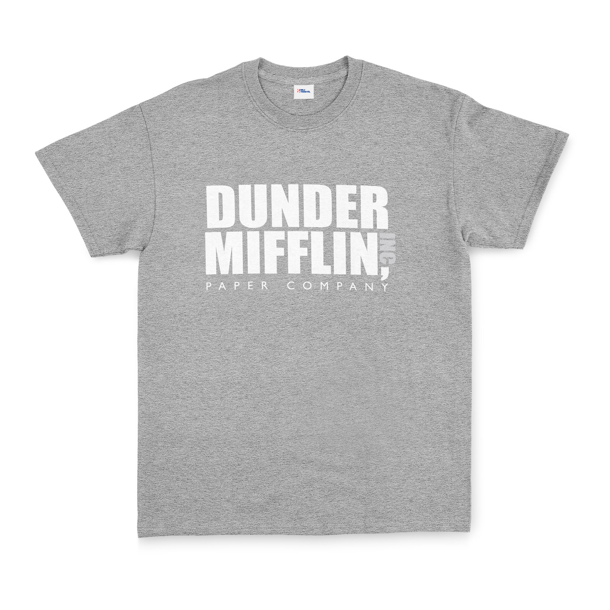 Dunder Mifflin Paper Company, Inc. Tişört XXL - Gri
