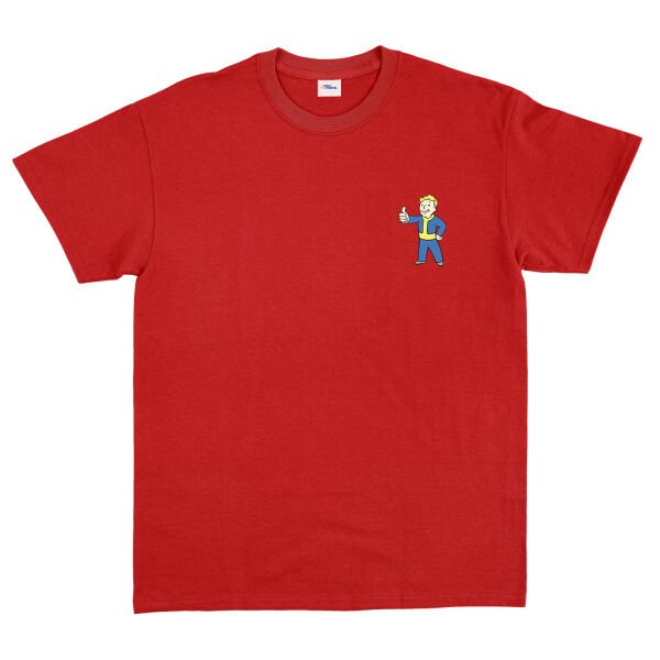 Vault Boy Tişört XXL - Kırmızı