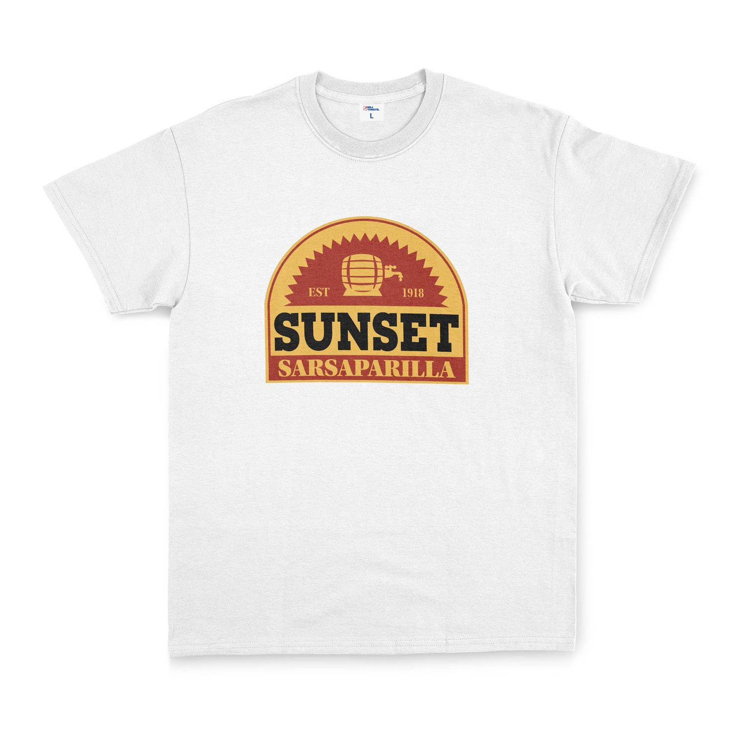 Sunset Sarsaparilla | Fallout Tişört S - Beyaz