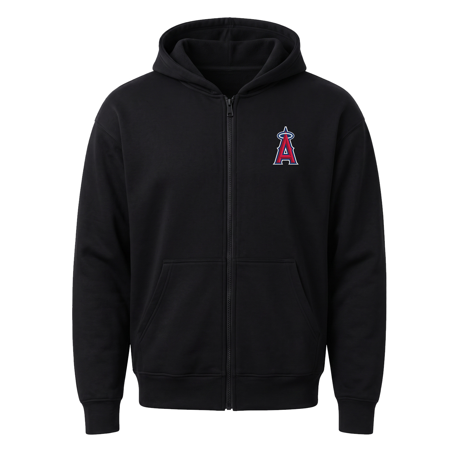 Los Angeles Angels Fermuarlı Kapüşonlu Sweatshirt