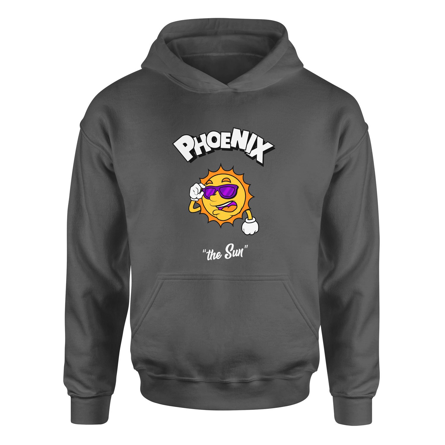 Phoenix Cartoon Hoodie M - Füme