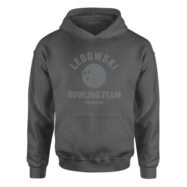Lebowski Bowling Team Hoodie S - Füme