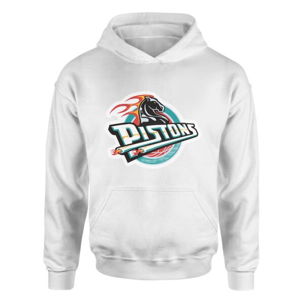 Detroit Retro Hoodie S - Beyaz
