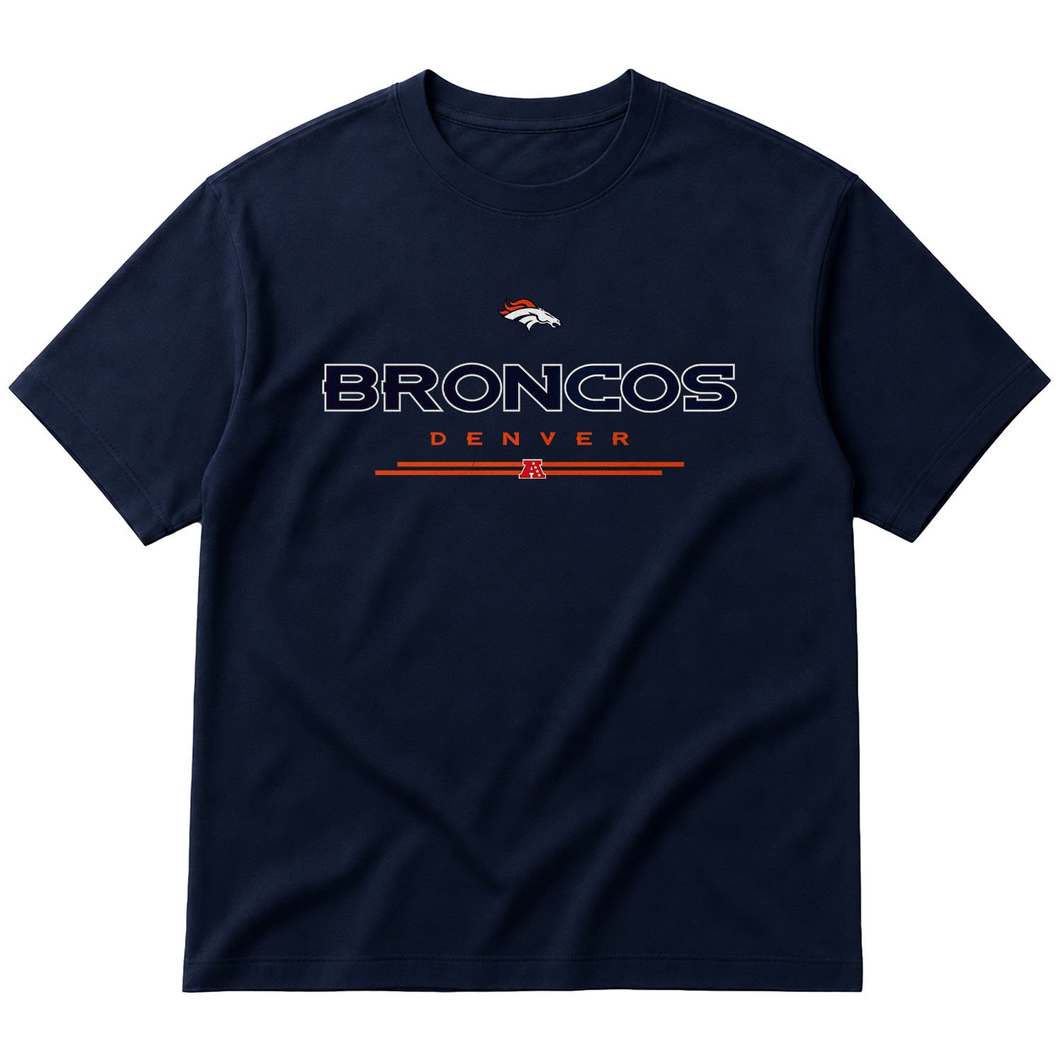 Denver Broncos AFC Oversize Tişört M - İndigo Mavisi