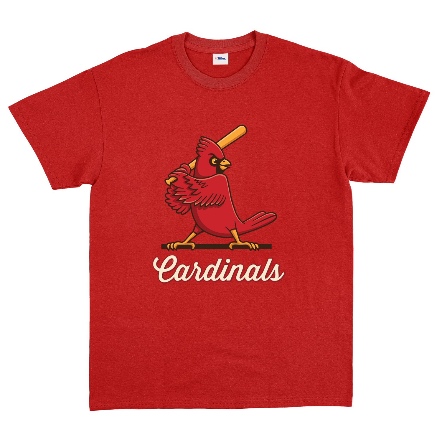 Cardinals Casual Tişört L - Kırmızı