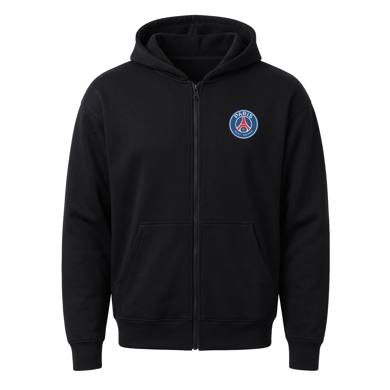 Paris Saint Germain Fermuarlı Kapüşonlu Sweatshirt