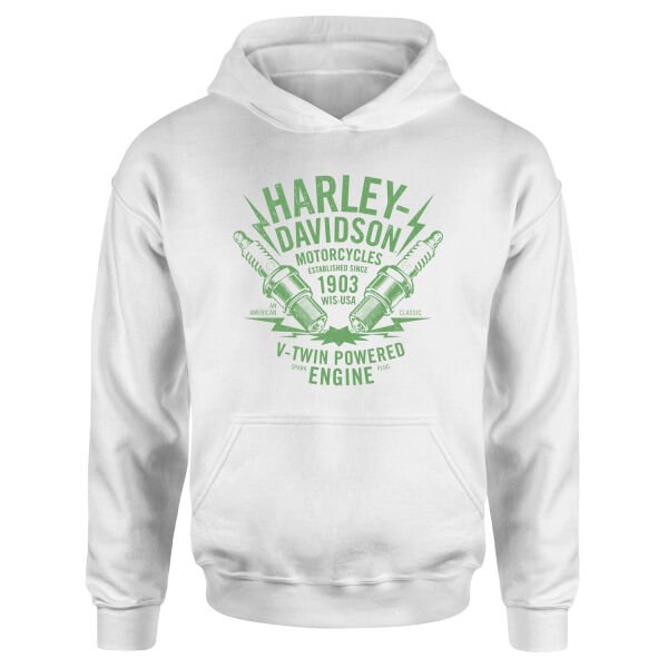 Harley-Davidson XII Hoodie S - Beyaz