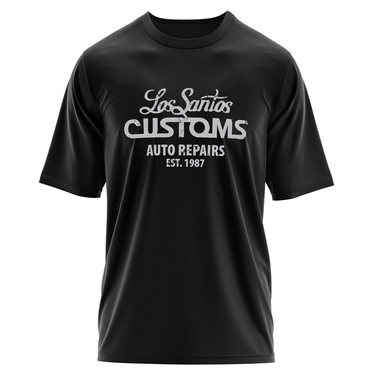 Los Santos Customs Oversize Tişört XL - Siyah