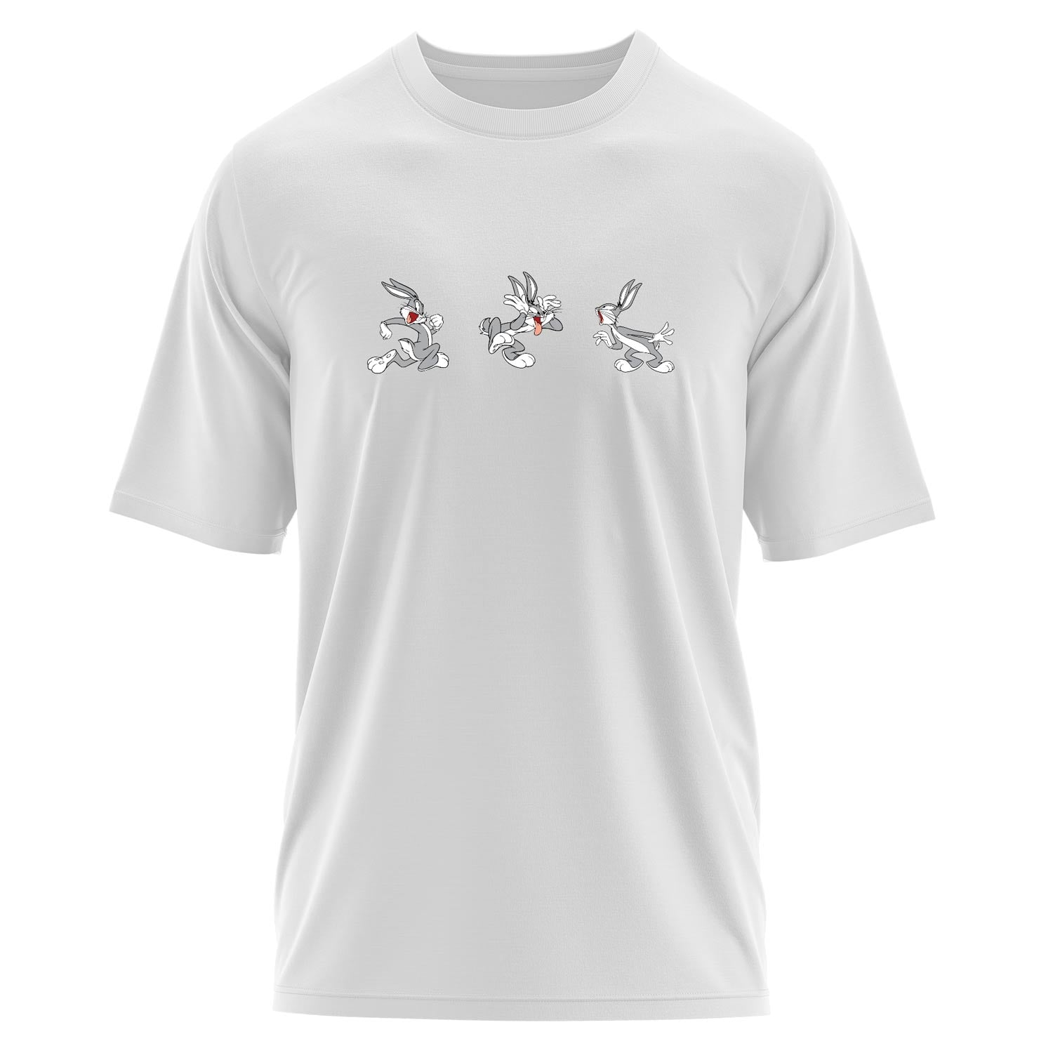 Bunnies Oversize Tişört XL - Beyaz