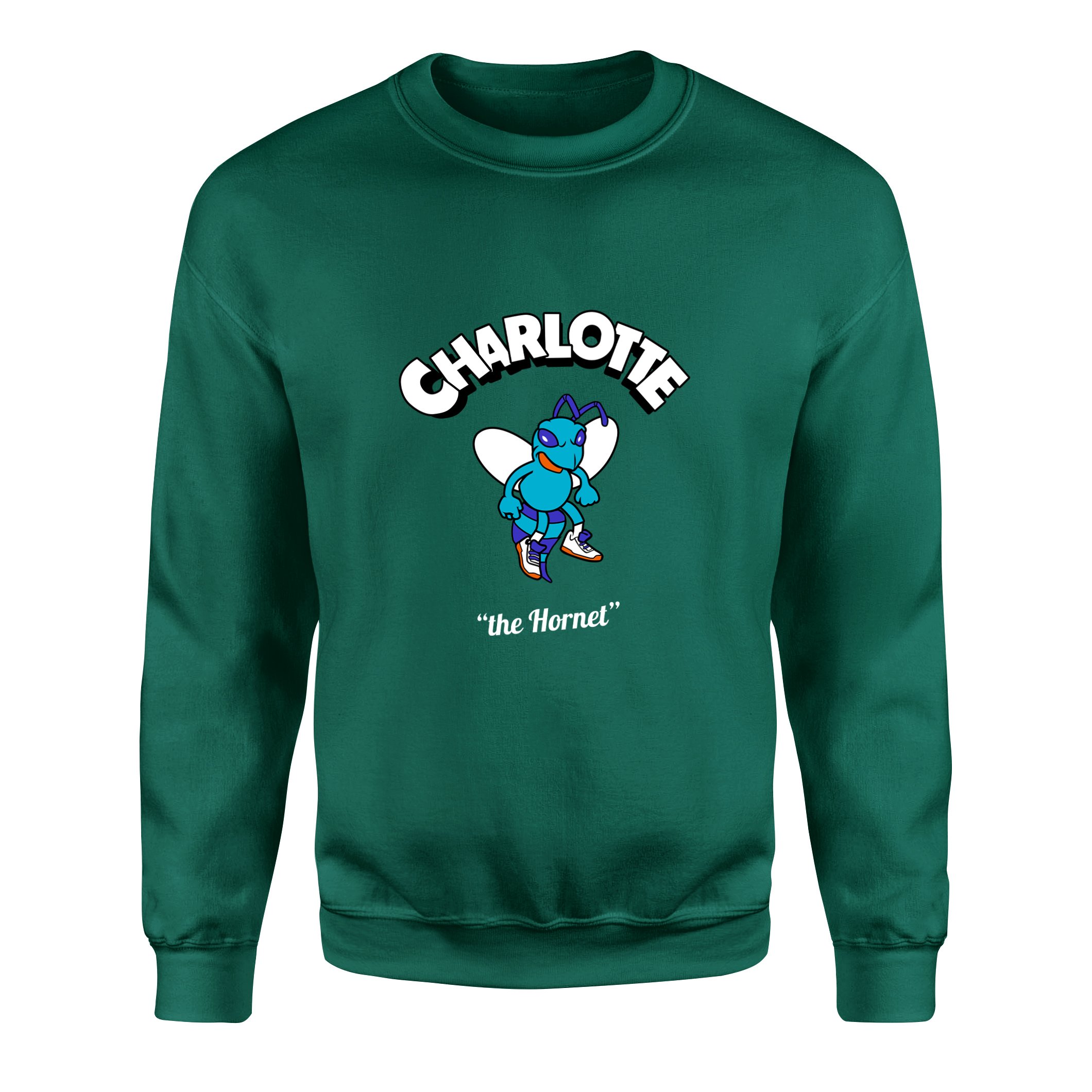 Charlotte Cartoon Sweatshirt S - Nefti Yeşili