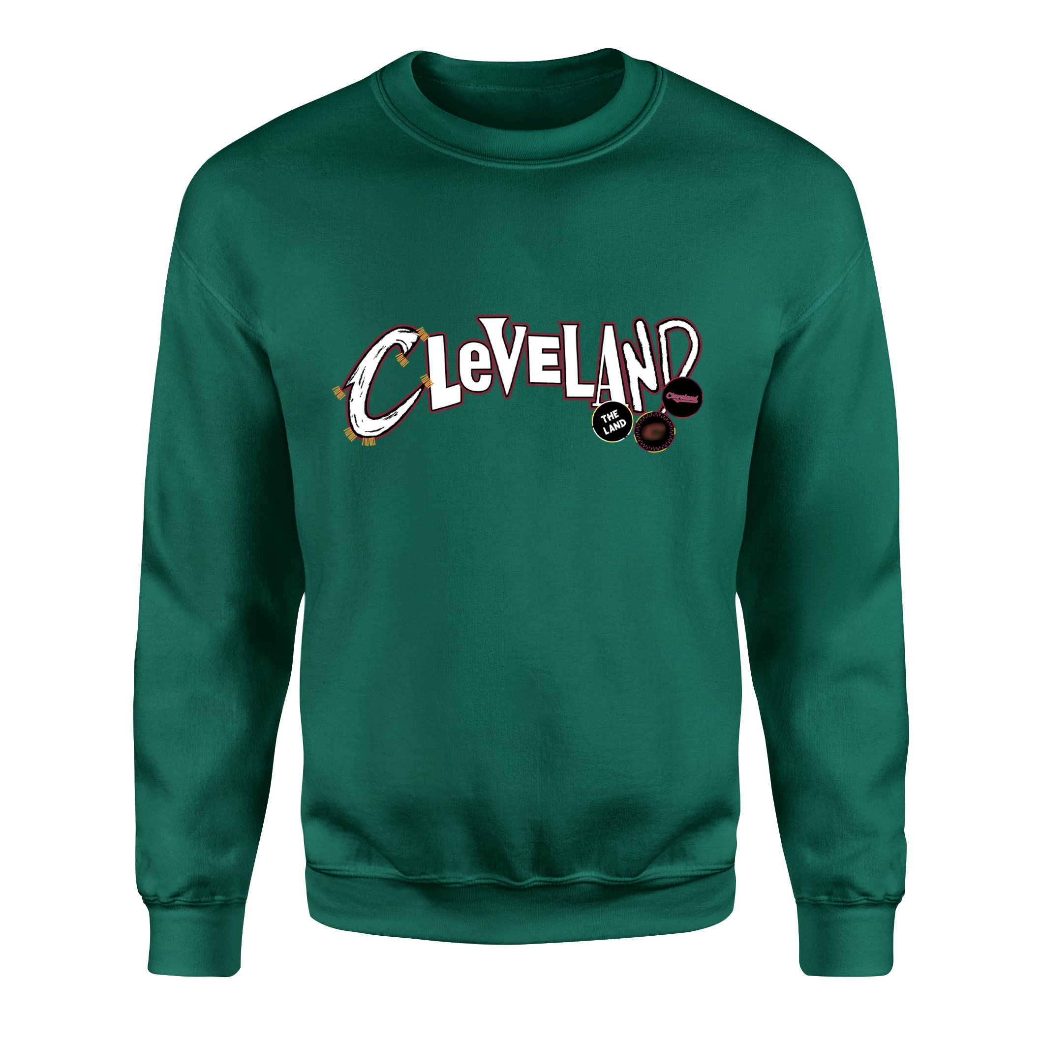 Cleveland The Land Sweatshirt L - Nefti Yeşili