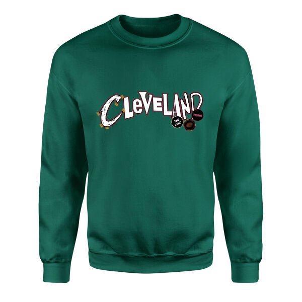 Cleveland The Land Sweatshirt L - Nefti Yeşili