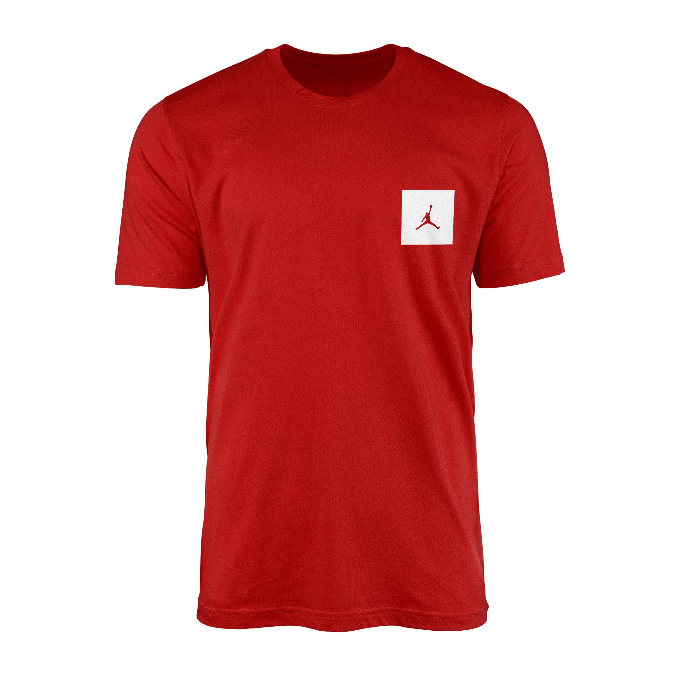 Air Jordan White Patch Tişört XXL - Kırmızı