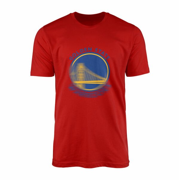 Golden State Tişört L - Kırmızı