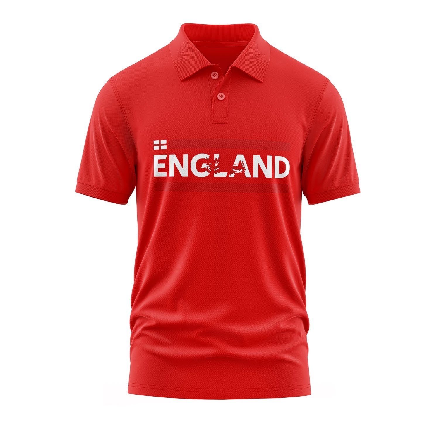 England Polo Tişört L - Kırmızı