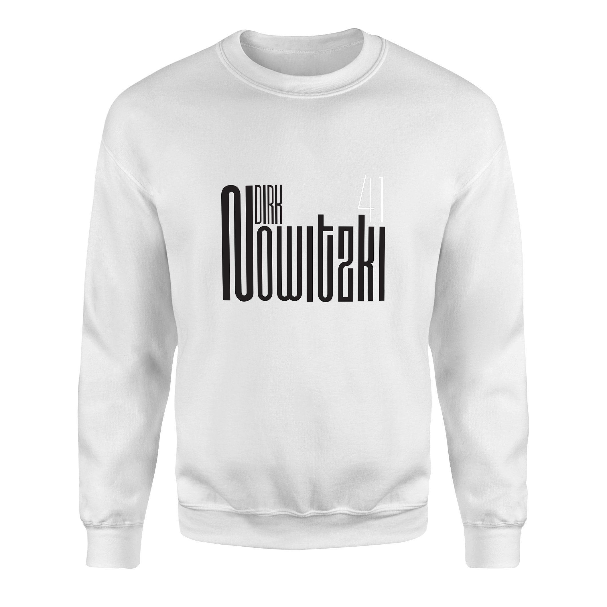 Dirk Nowitzki Sweatshirt XXL - Beyaz