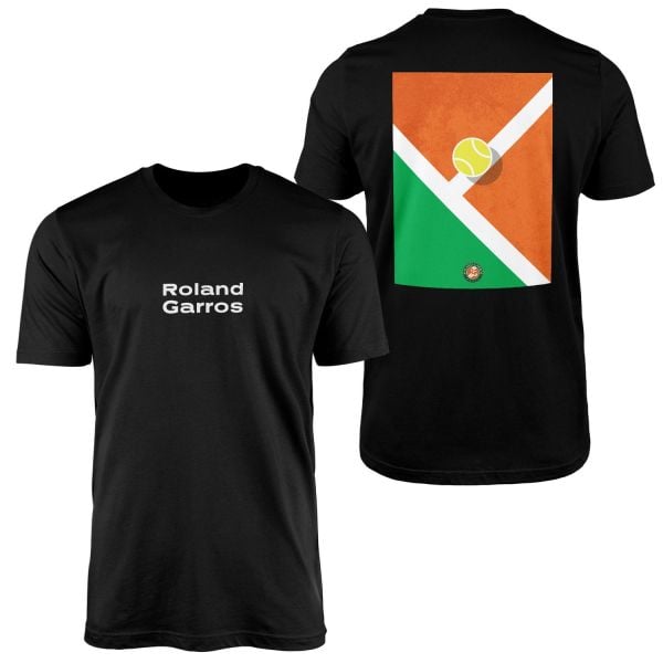 Roland Garros SE Tişört L - Siyah