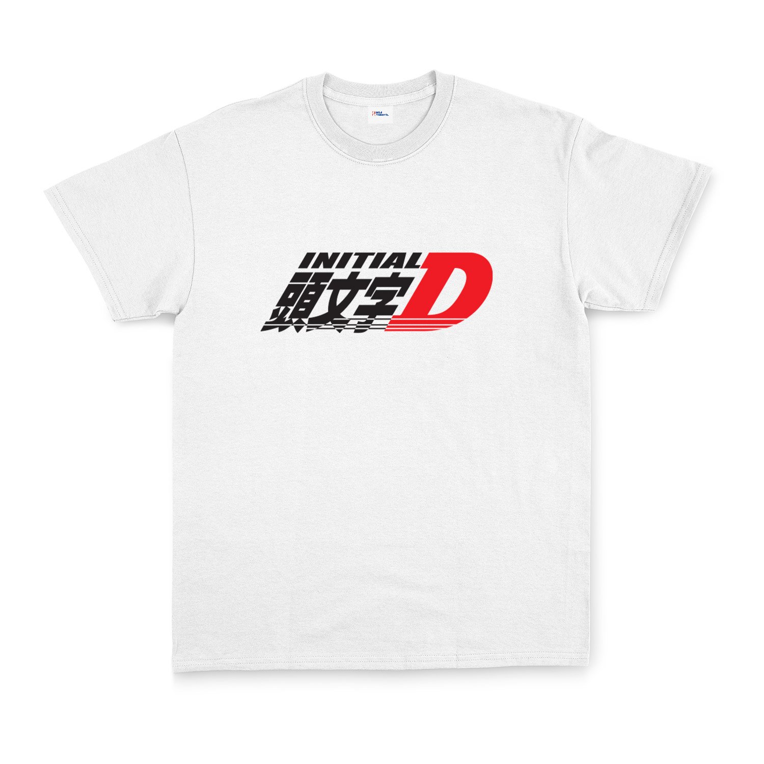 Initial D Tişört XXL - Beyaz
