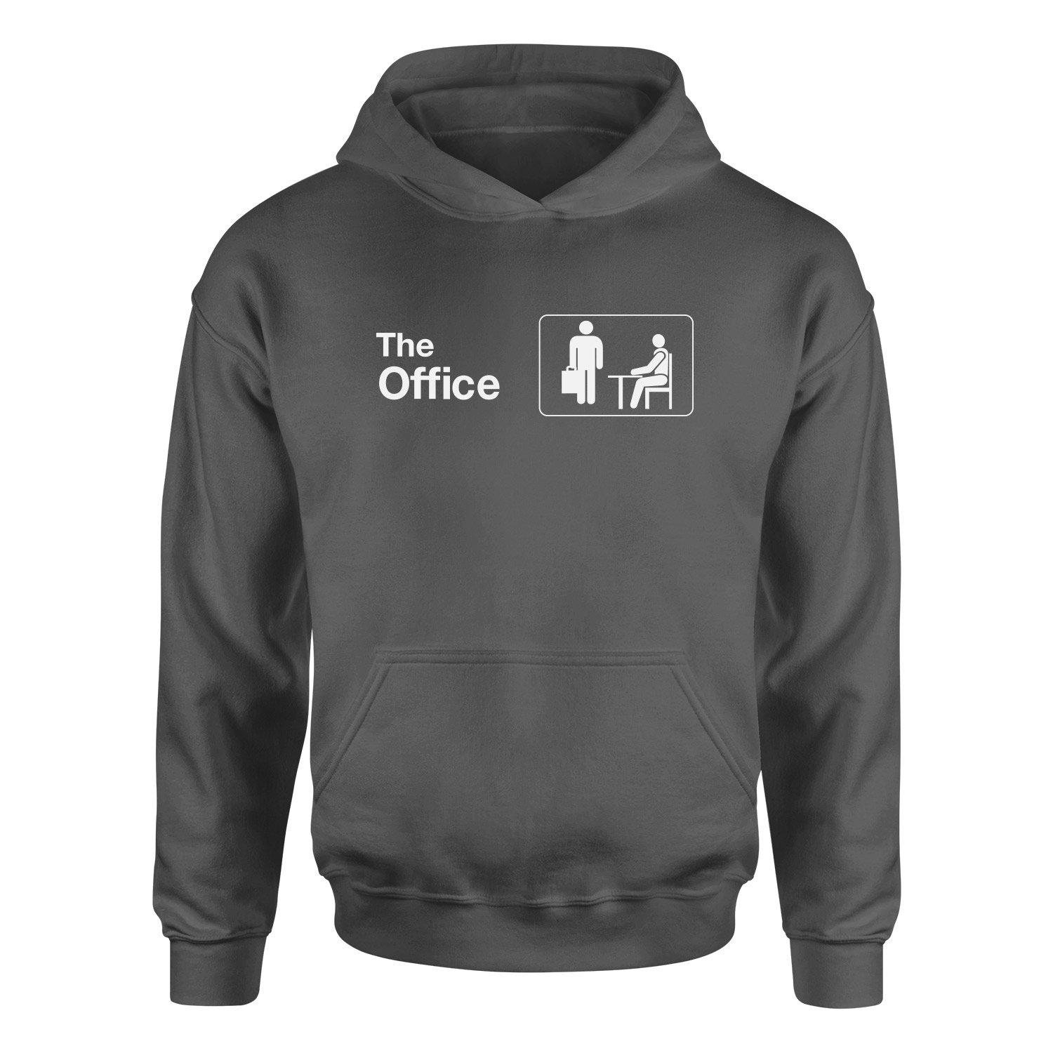 The Office Hoodie L - Füme