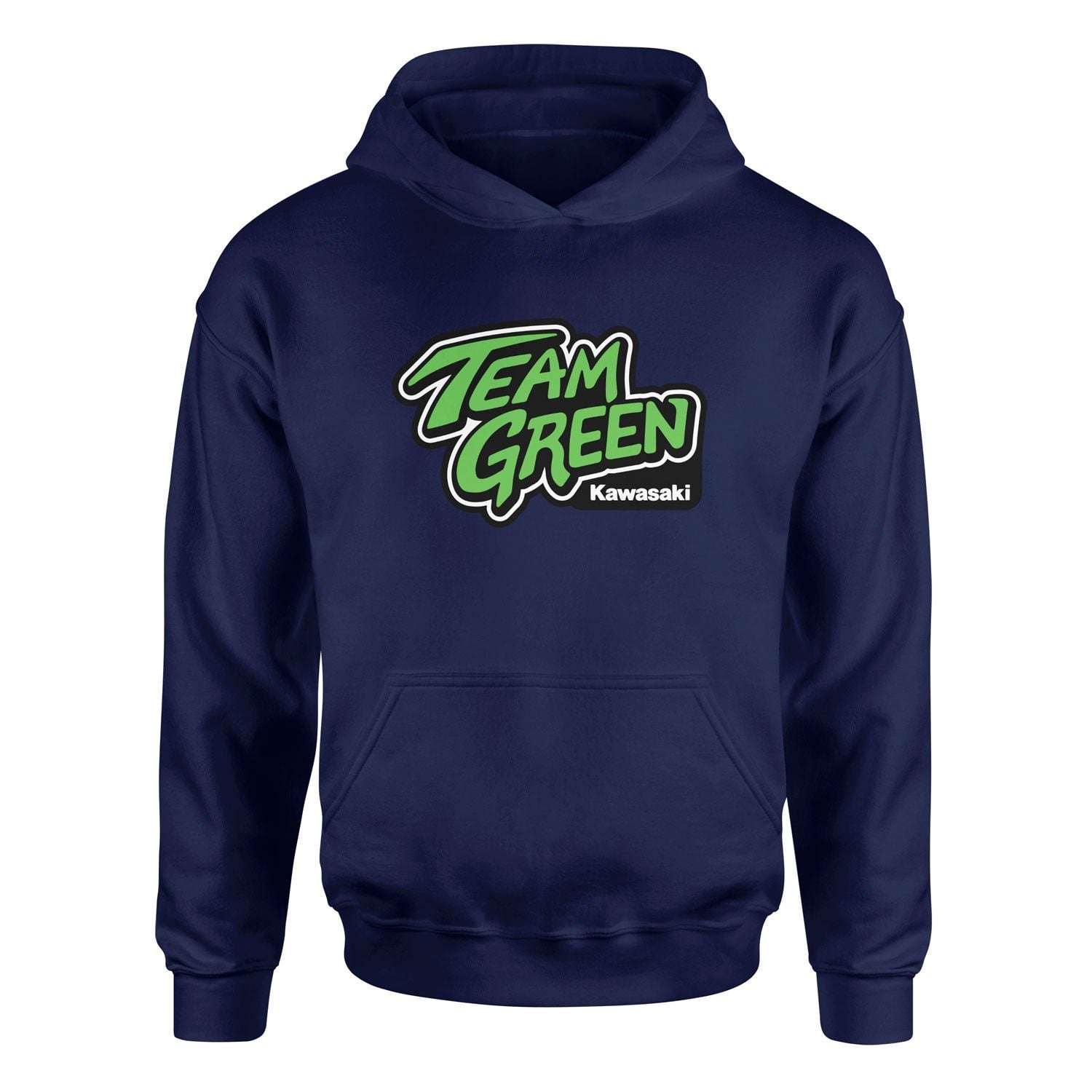 Team Green Kawasaki Racing Hoodie S - İndigo Mavisi