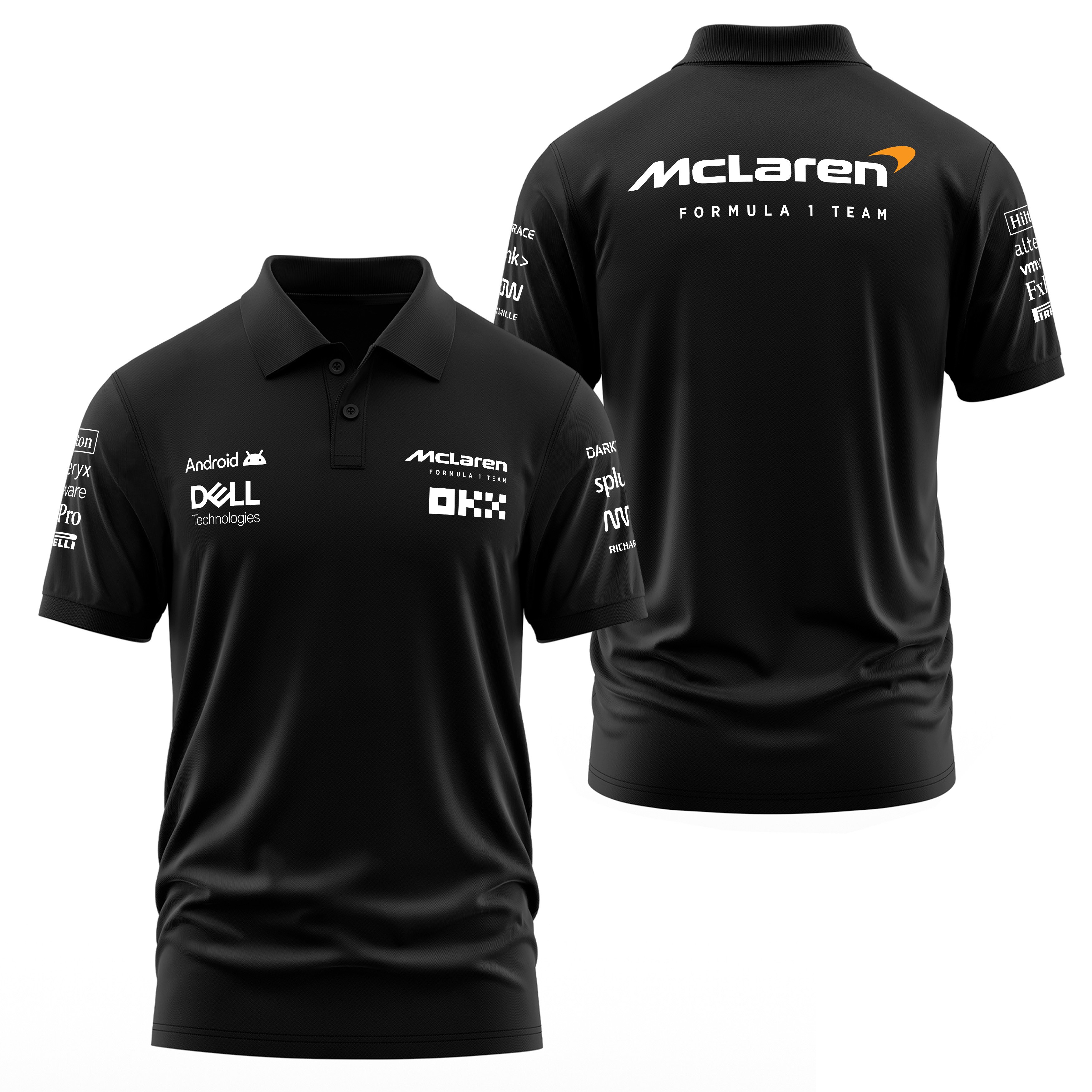 McLaren Racing 2024 Teamline Polo Tişört L - Siyah | OUTLET