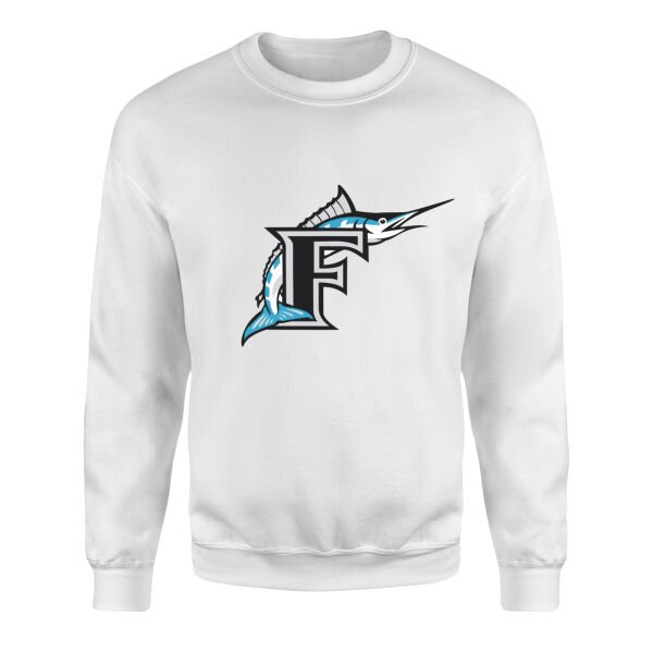 Florida Marlins Vintage Sweatshirt L - Beyaz
