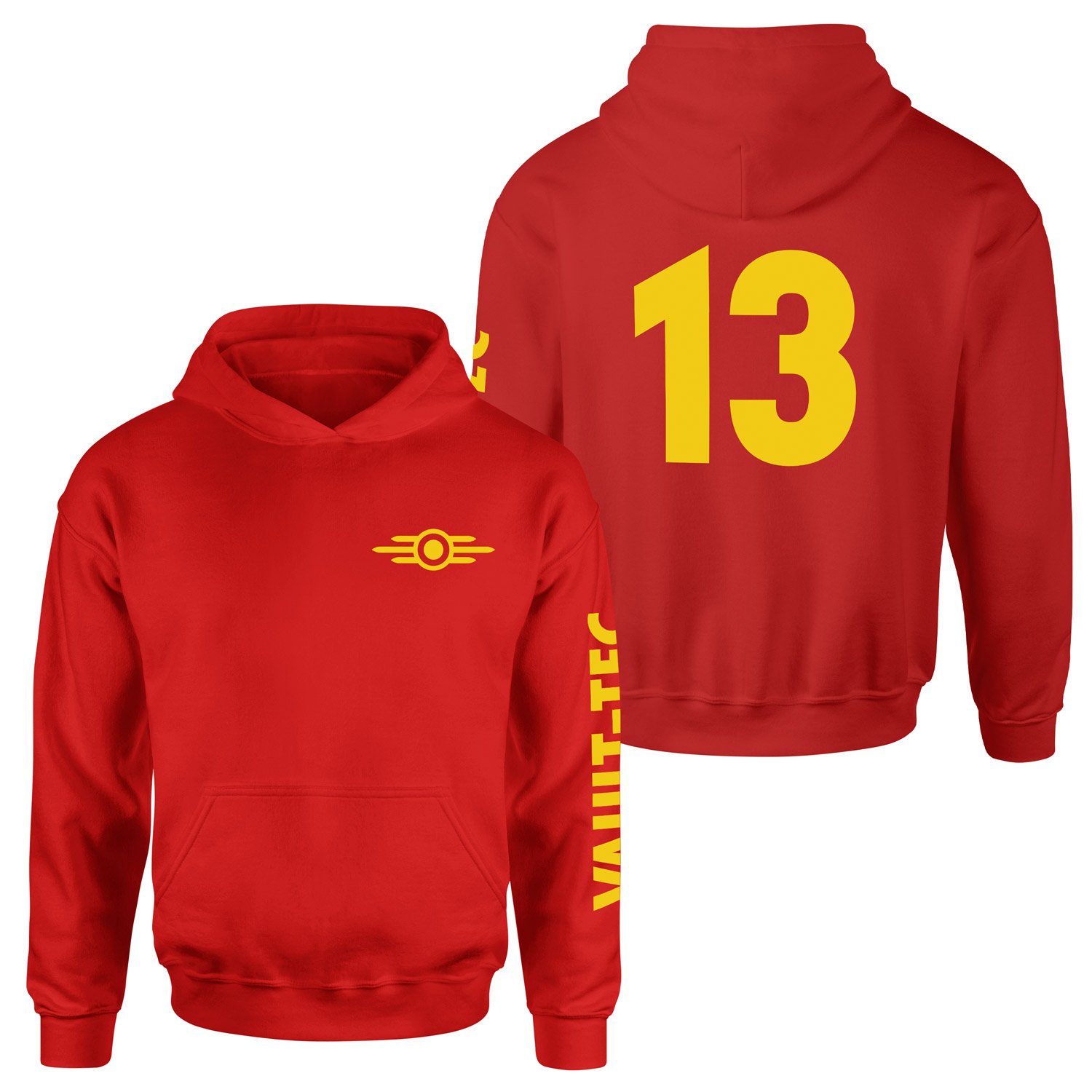 Vault 13 Dweller Hoodie XL - Kırmızı
