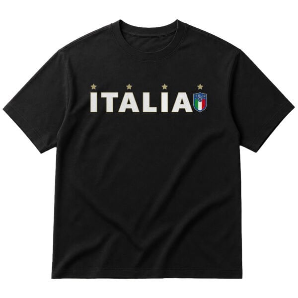 Italia Campioni del Mondo Oversize Tişört