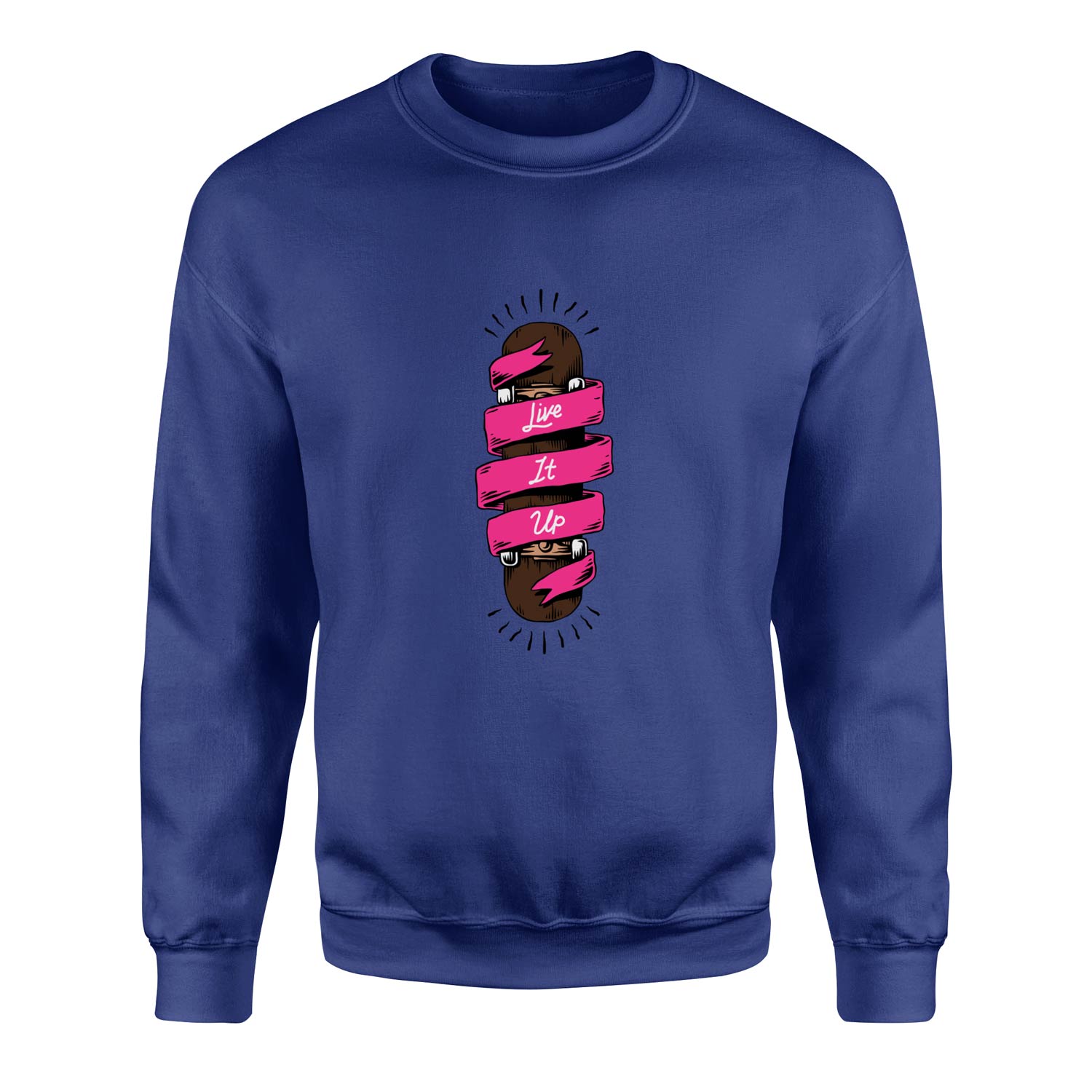 Live It Up Skates V2 Sweatshirt S - İndigo Mavisi