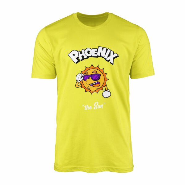 Phoenix Cartoon Tişört L - Sarı