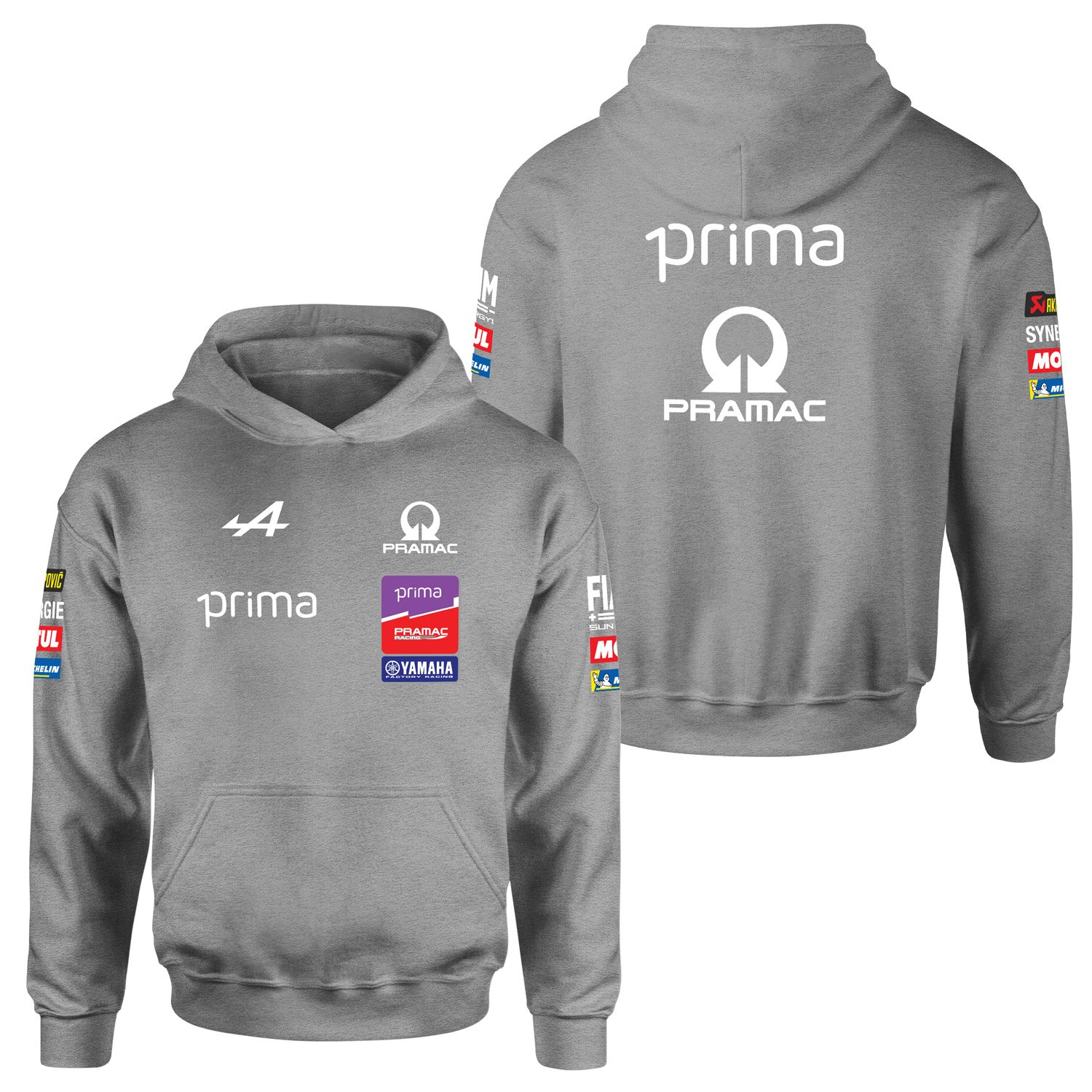 Pramac Racing 2026 Teamline Hoodie M - Gri