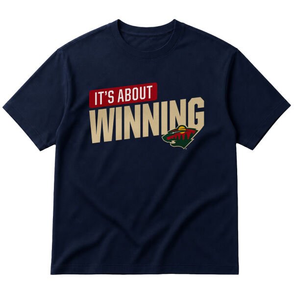 Minnesota Wild W Oversize Tişört L - İndigo Mavisi